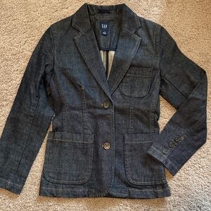 GAP Women's Denim Blazer